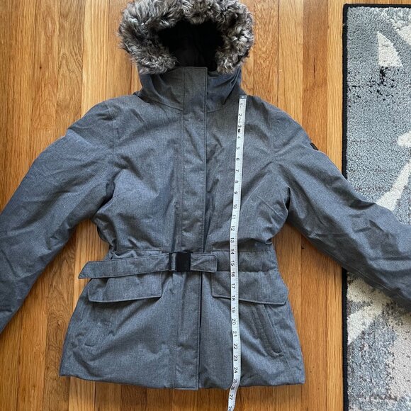 North Face Hyvent Goose Down Belted Jacket Medium (Womens) - Picture 4 of 13